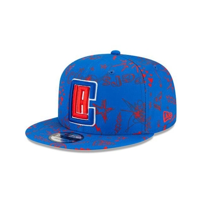 Los Angeles Clippers Gorra | New Era NBA Doodle 9fifty Snapback Cap Mexico - Azules